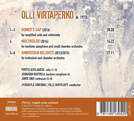 Olli Virtaperko: Romer's Gap – 3 Concertos