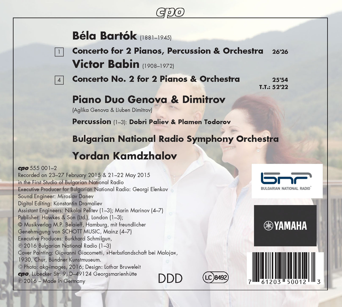Bartók & Babin: Piano Concertos