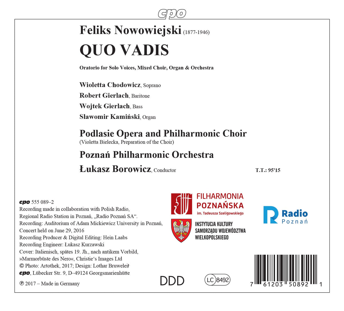 Nowowiejski: Quo Vadis
