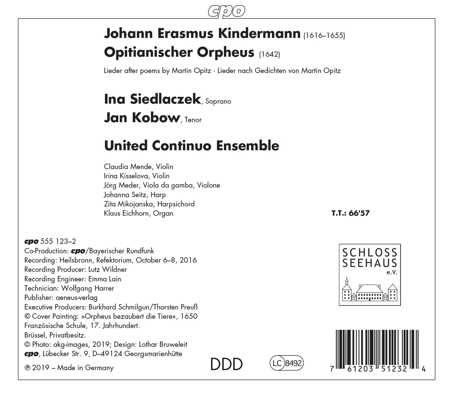 Kindermann: Opitianischer Orpheus