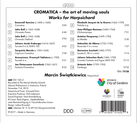 Cromatica: The Art of Moving Souls – Works for Harpsichord