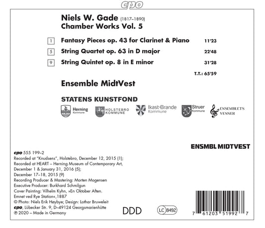 Gade: Chamber Works, Vol. 5