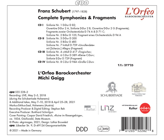 Complete Symphonies & Fragment