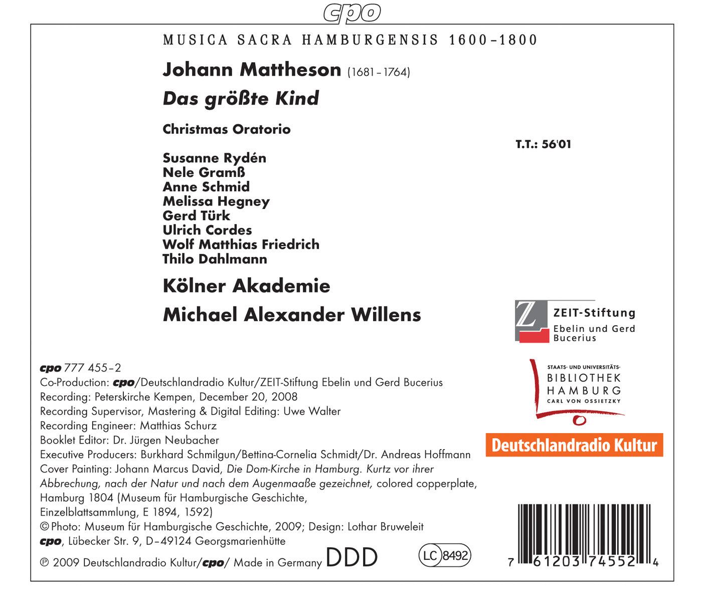 Mattheson: Das groste Kind