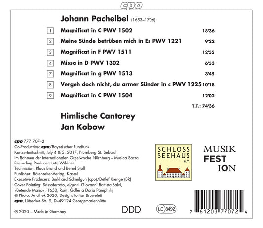 Pachelbel: Magnificat  Himlische Cantorey, Kobow