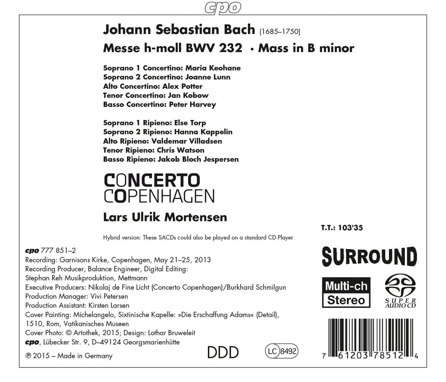 Bach: Mass in B Minor, BWV 232