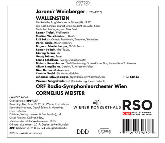 Weinberger: Wallenstein (Live)