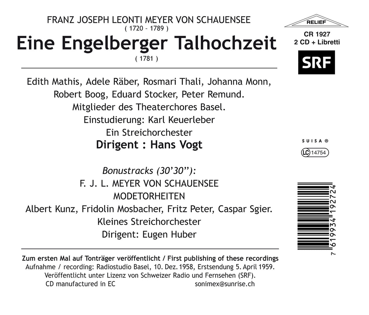 Schauensee: Eine Engelberger Talhochzeit