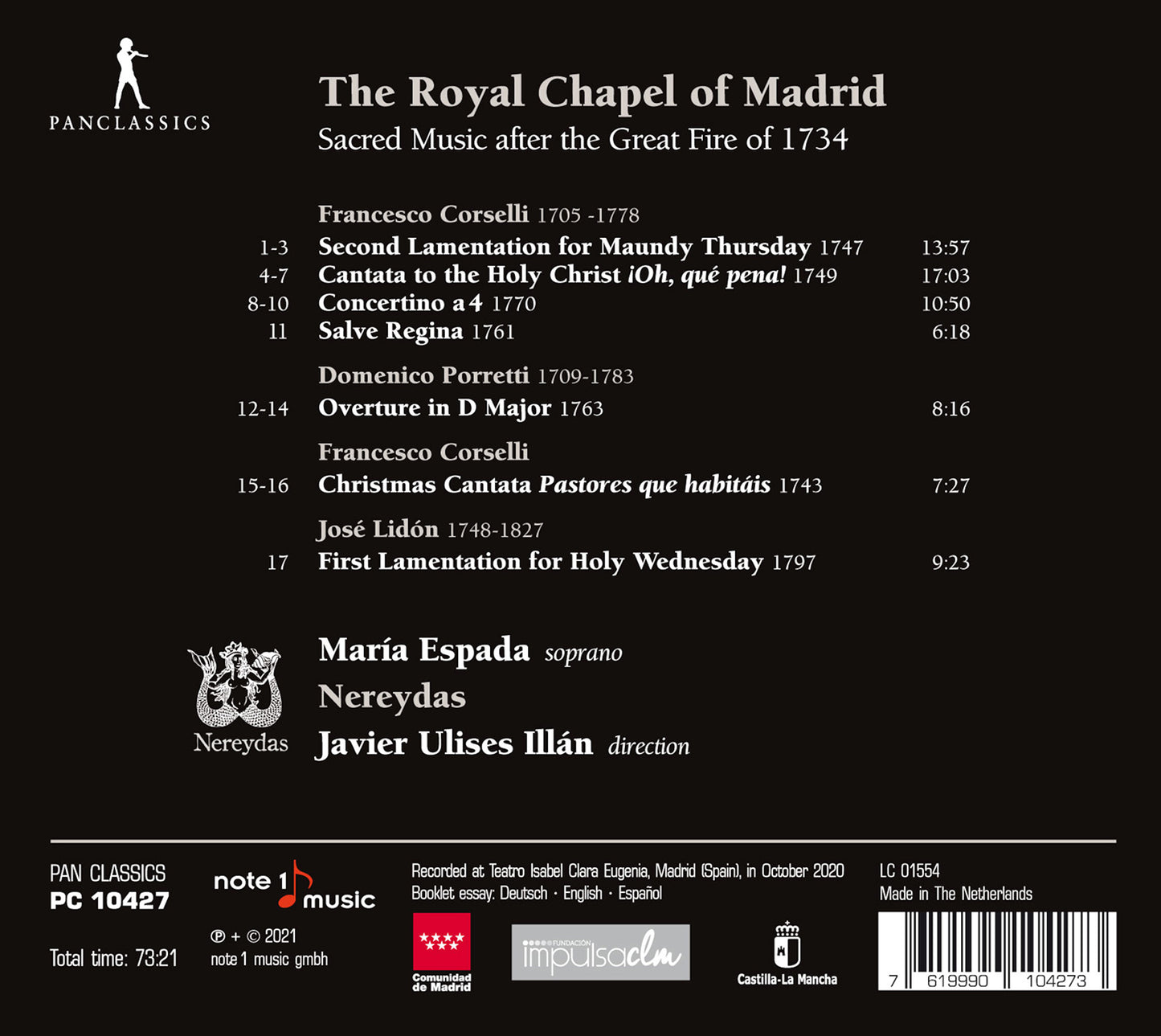 The Royal Chapel Of Madrid - Sacred Music After The Great Fi