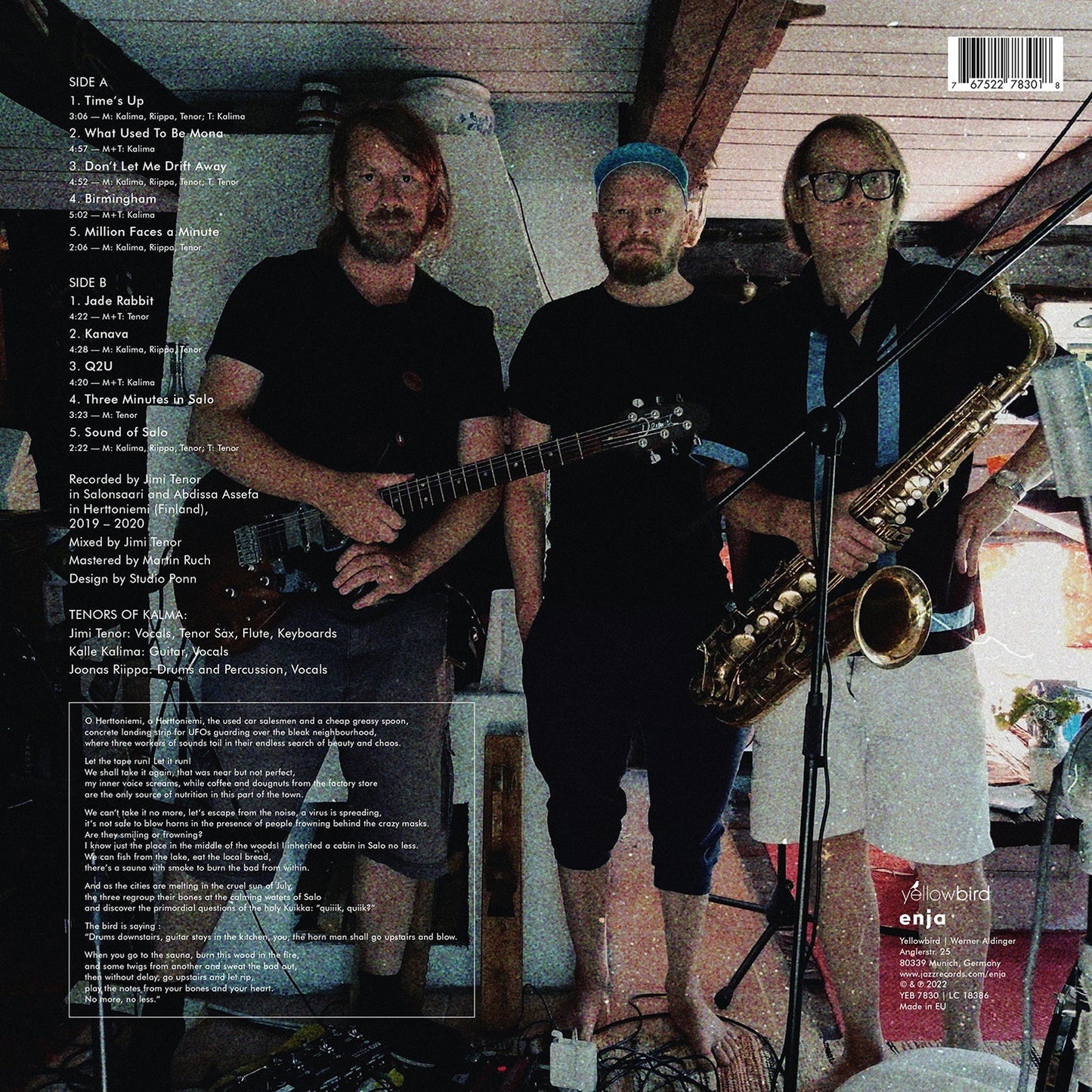 Tenor, Kalima & Riippa: Sounds Of Salo  Jimi Tenor, Kalle Kalima, Joonas Riippa