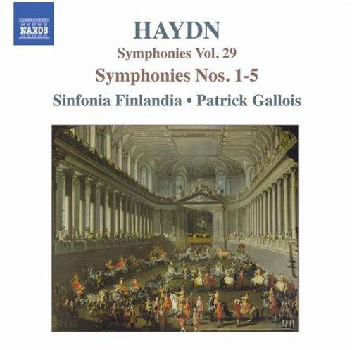 HAYDN: Symphonies, Vol. 29 (Nos. 1, 2, 3, 4, 5)