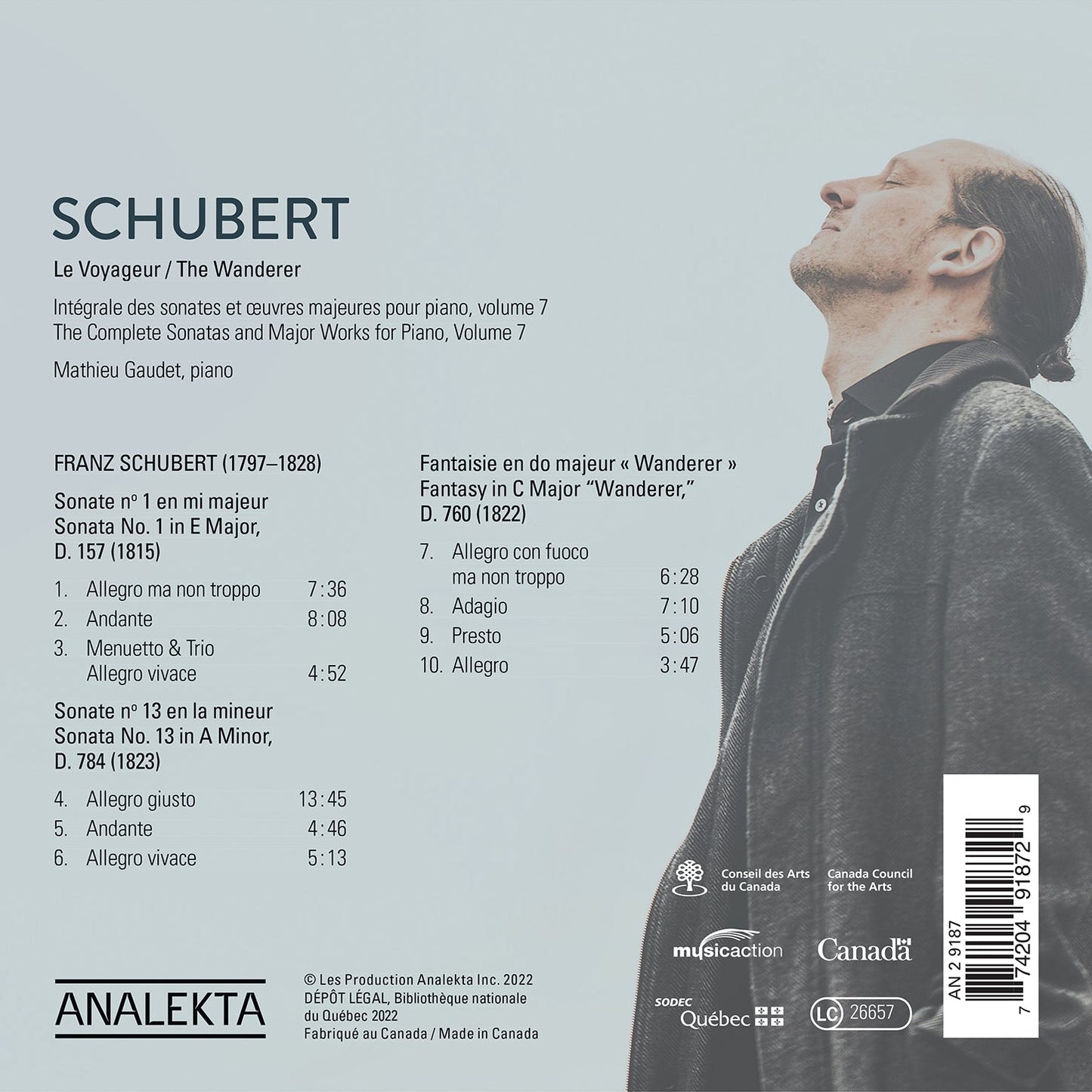 Schubert: The Wanderer  Mathieu Gaudet
