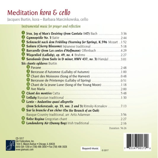 Meditation: Kora & Cello