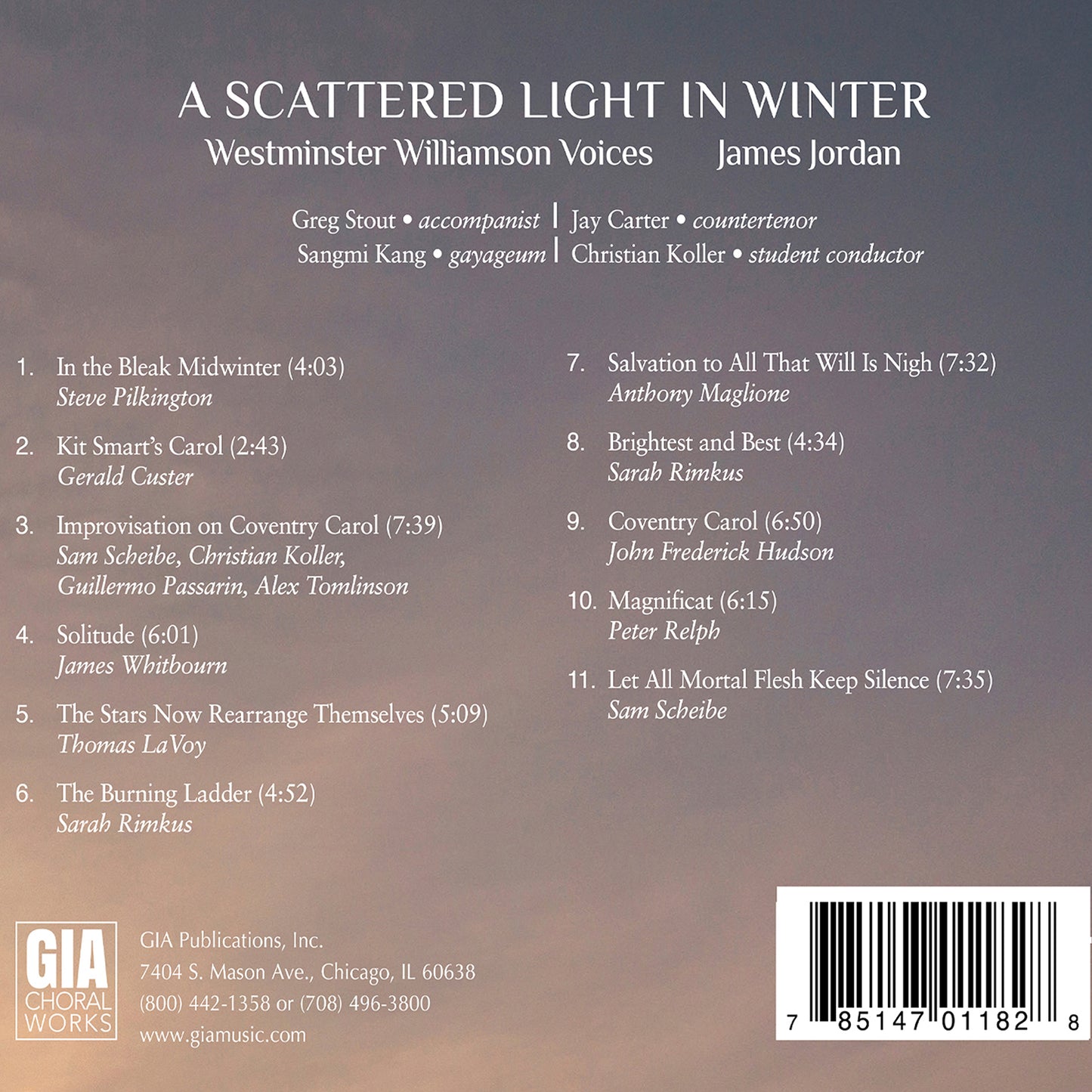 A Scattered Light in Winter / Westminster Williamson Voices