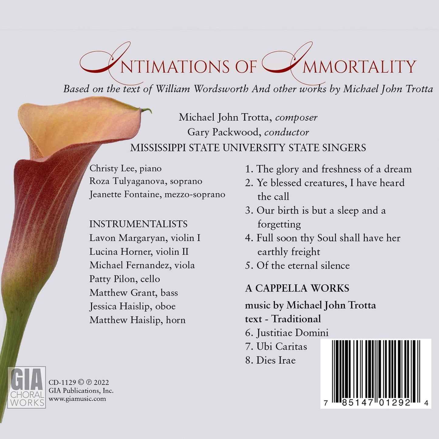 Trotta: Intimations Of Immortality