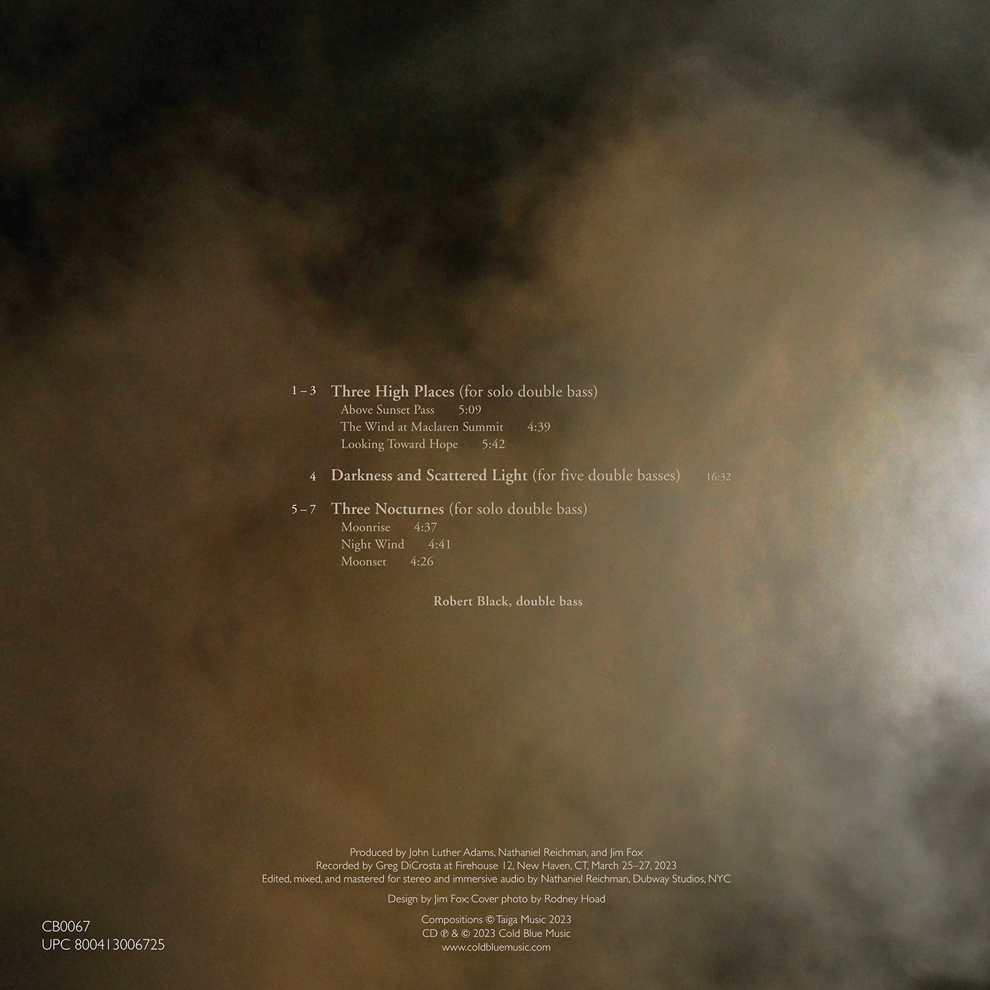 Adams: Darkness & Scattered Light
