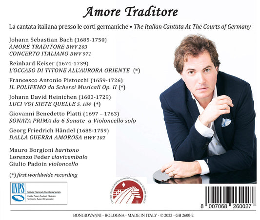 Amore Traditore - The Italian Cantata At The Courts of Germa