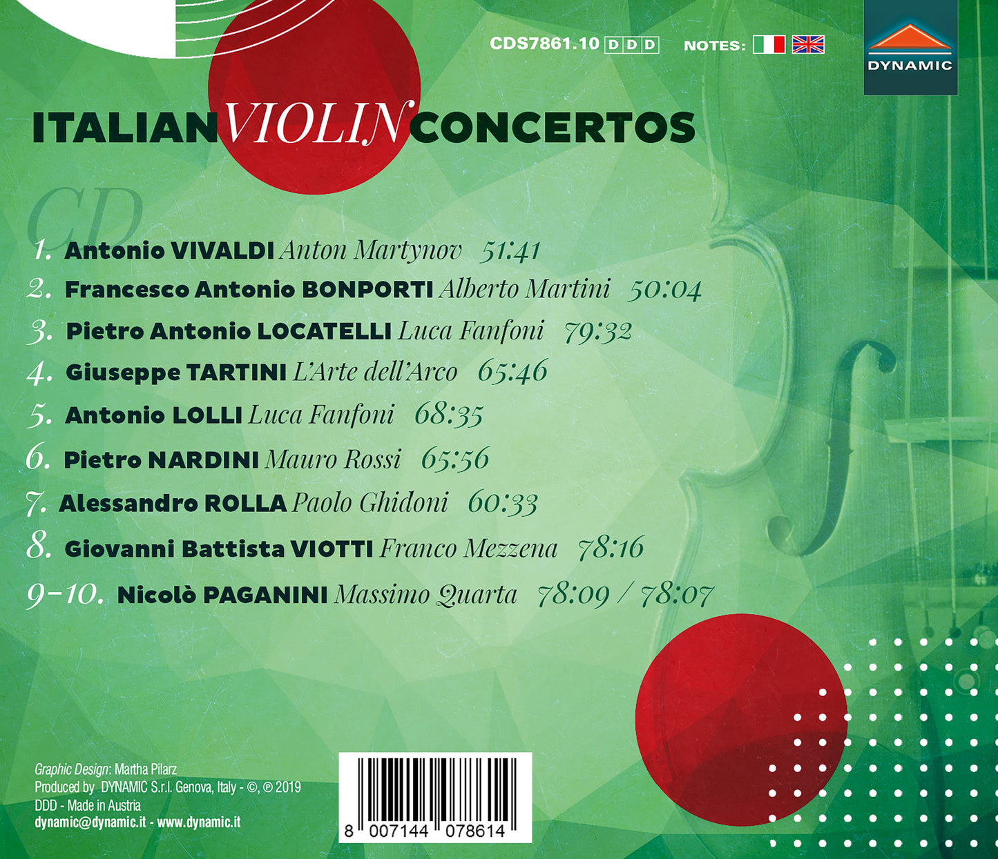 Antonio Vivaldi; Francesco Antonio Bonporti; Pietro Antonio