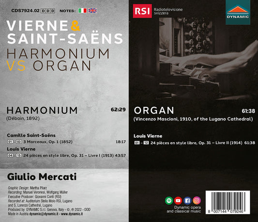 Vierne & Saint-Saens: Harmonium Vs. Organ