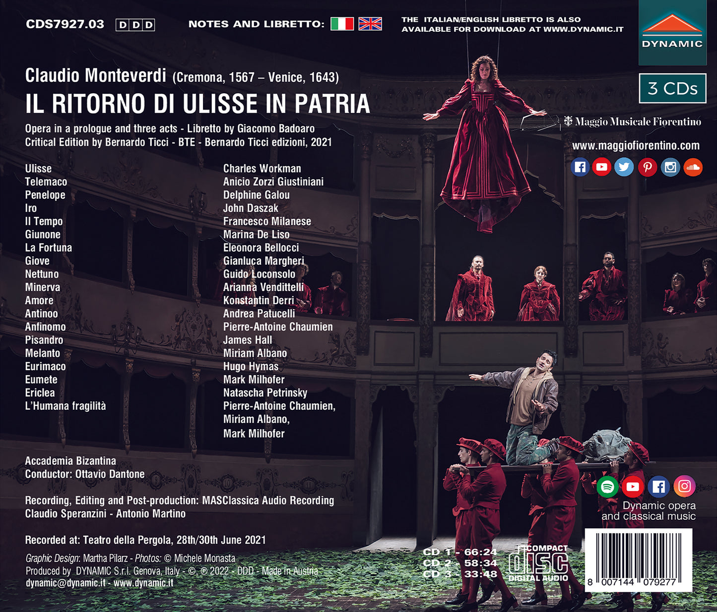 Monteverdi: Il Ritorno Di Ulisse In Patria