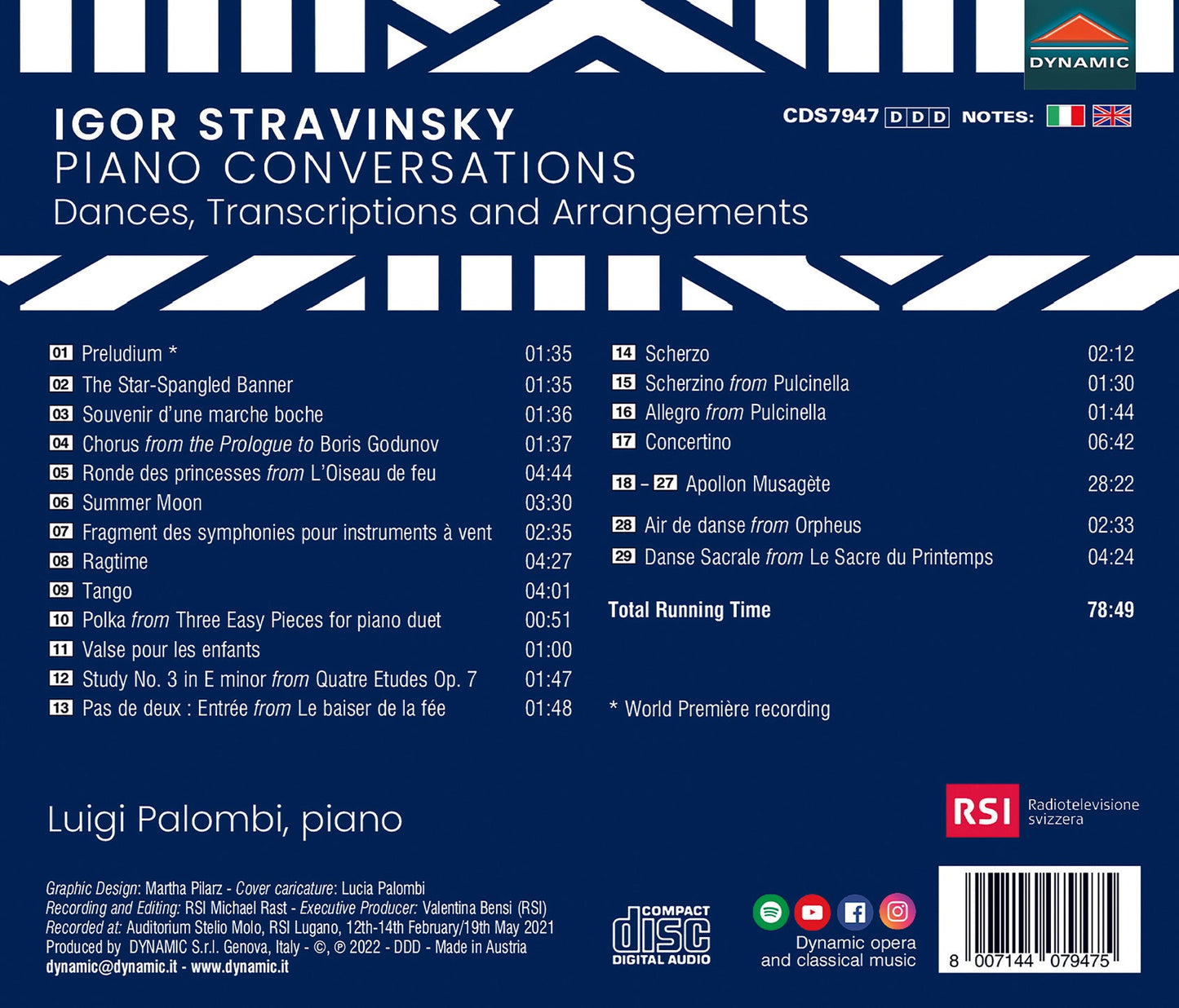 Stravinsky: Piano Conversations - Dances, Transcriptions & A