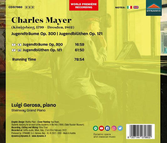 Mayer: Jugendtraume, Op. 300; Jugendbluthen, Op. 121