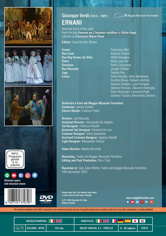 Verdi: Ernani [DVD Video]