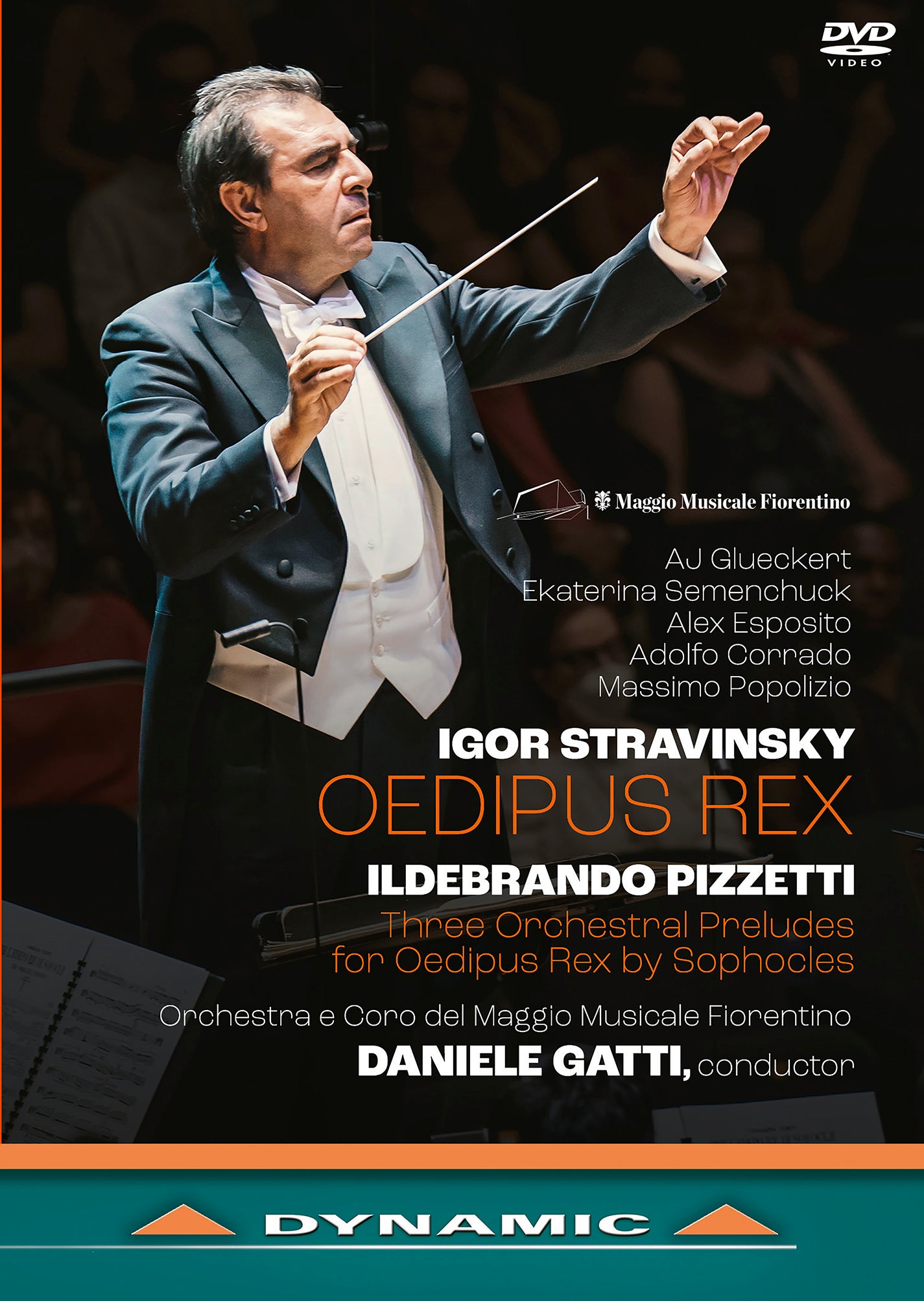 Stravinsky: Oedipus Rex: Pizzetti: Three Orchestral Preludes [DVD]