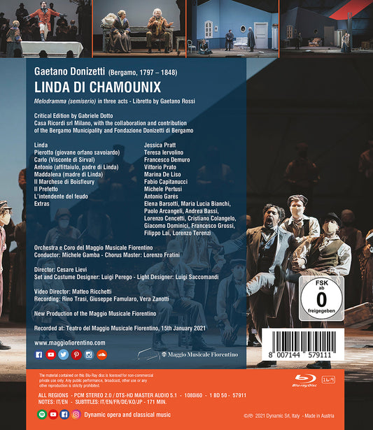 Linda Di Chamounix (Br)  Gamba, Orchestra E Coro Del Maggio Musicale Fiorentino