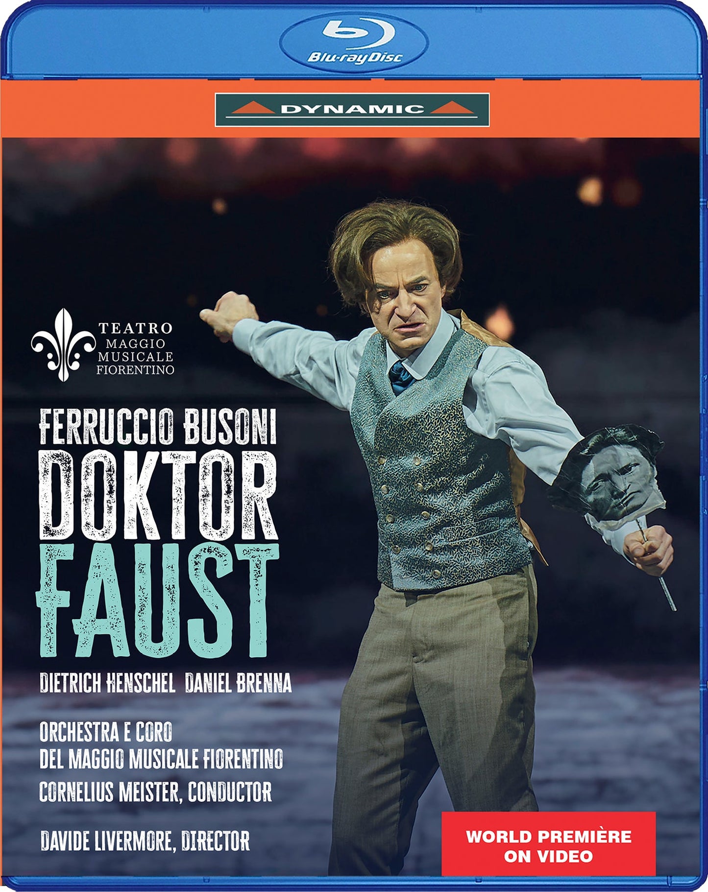 Busoni: Doktor Faust  Davide Livermore, Dietrich Henschel, Daniel Brenna, Wilhelm Schwinghammer, Joseph Dahdah, Olga Bezsm DVD