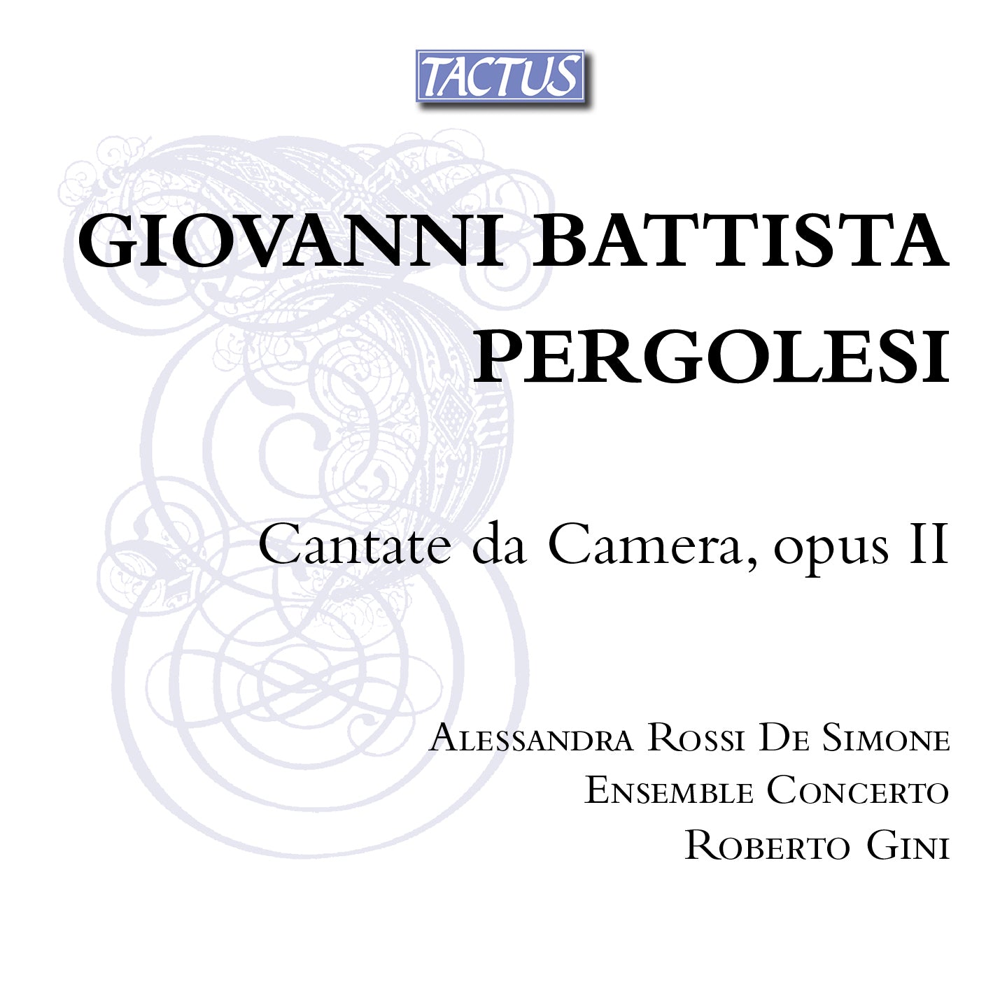 Pergolesi: Cantate da camera, Op. 2 / Ensemble Concerto