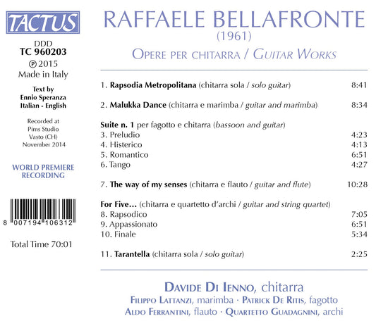 Bellafronte: Guitar Works