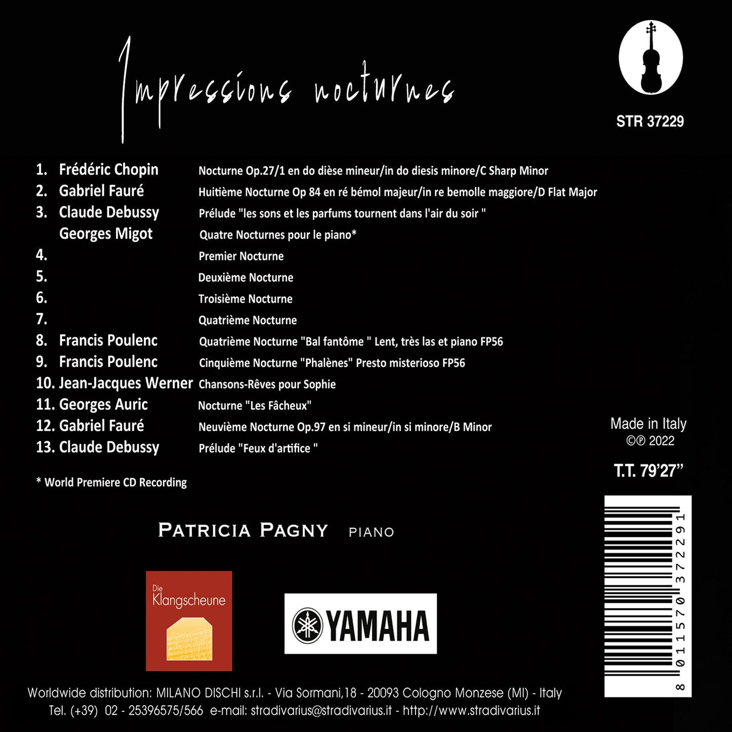 Chopin, Debussy, Faure, Poulenc, Auric, Migot & Werner: Impr