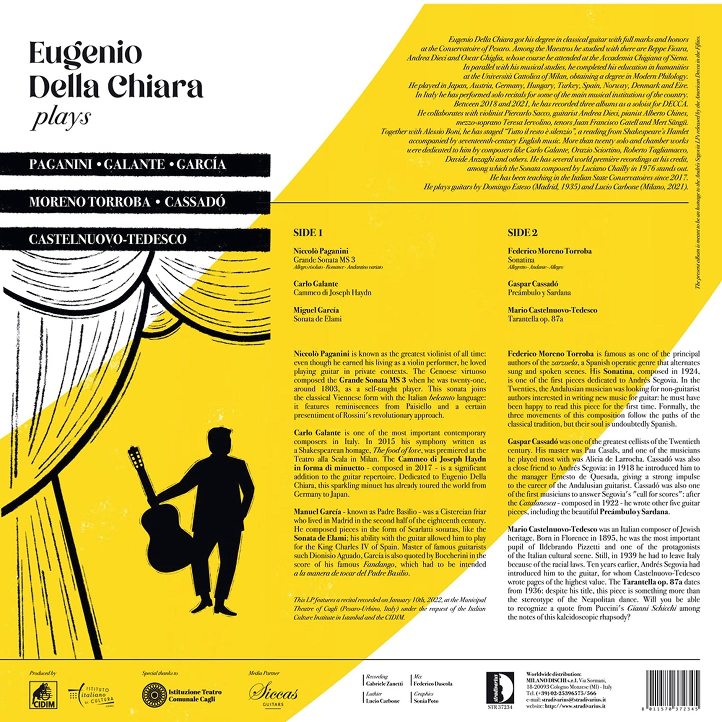 Eugenio Della Chiara Plays Paganini, Galante, Garcia, Torrob