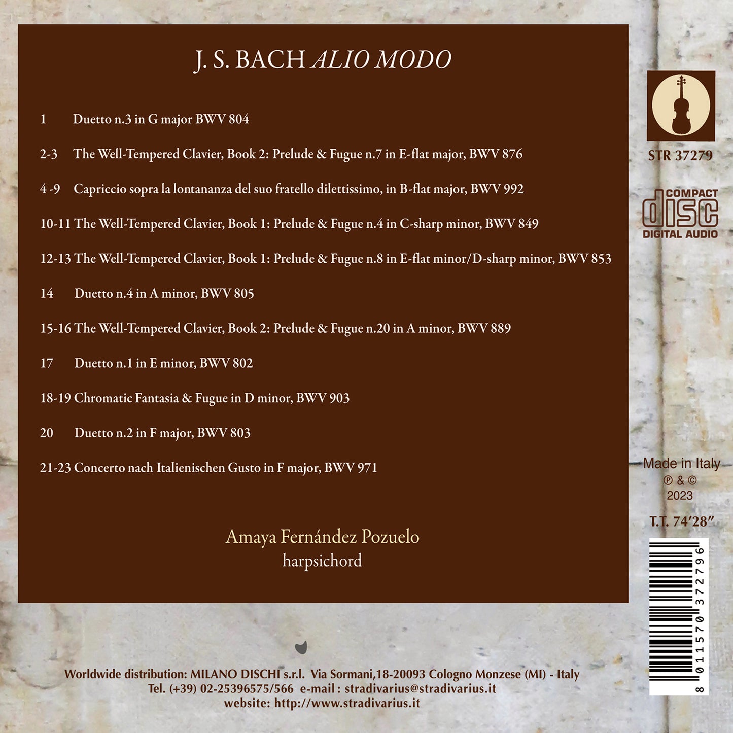 J.S. Bach: Alio Modo