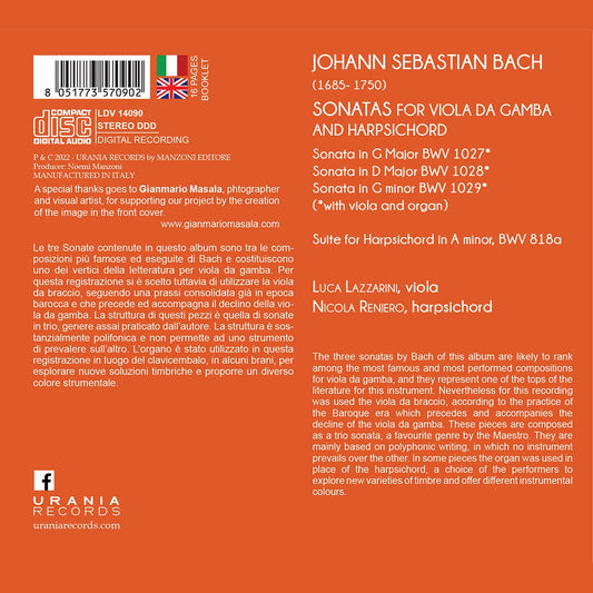 J.S. Bach: Sonatas For Viola Da Gamba & Harpsichord