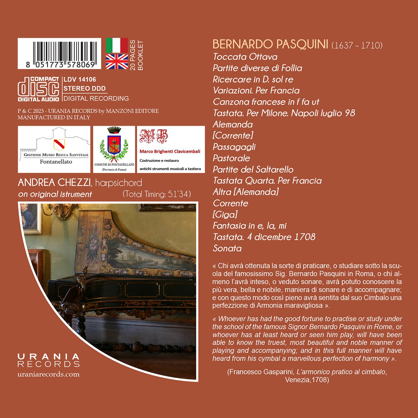 Pasquini: Harpsichord Music