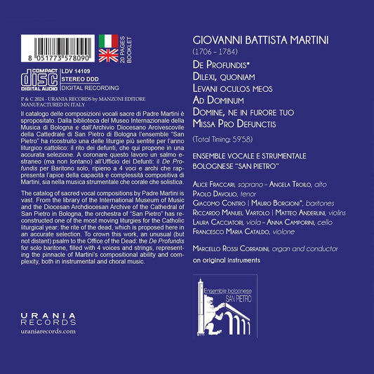 Martini: Pro Defunctis  Ensemble Musicale San Pietro