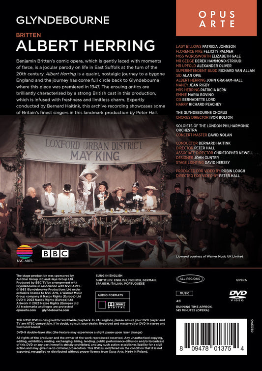 Britten: Albert Herring (Glyndebourne) [DVD]