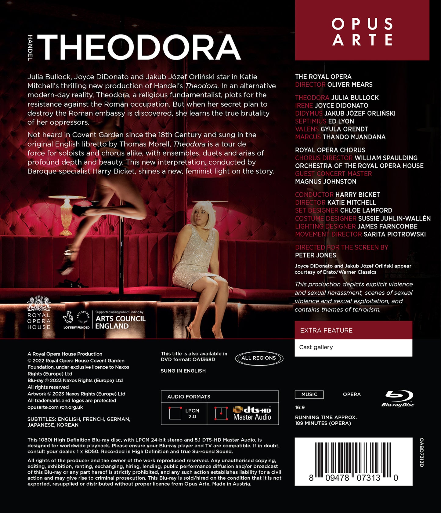 Handel: Theodora [DVD Video]