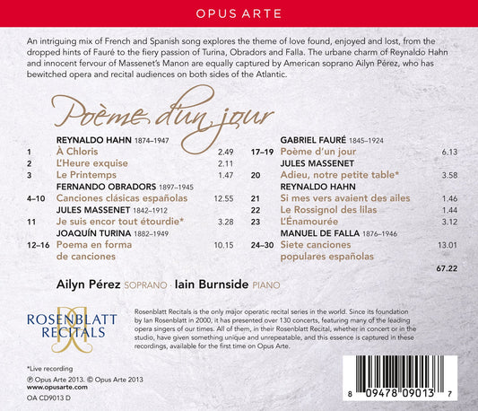 Ailyn Perez: Poeme D'Un Jour