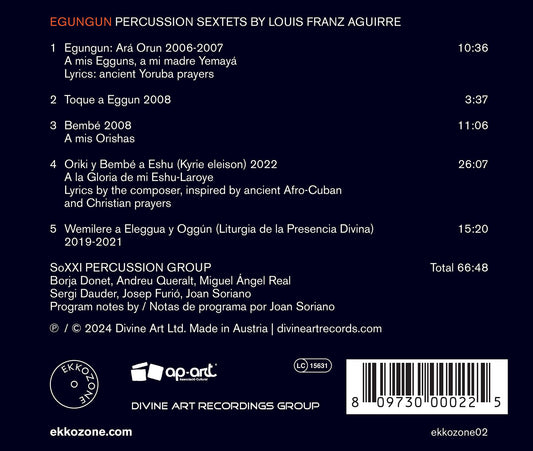 Aguirre: Egungun - Percussion Sextets