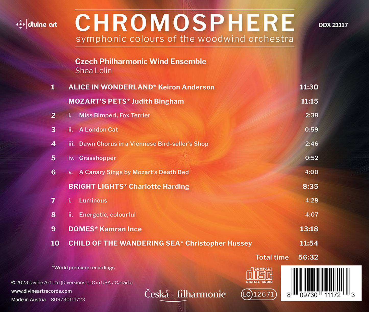 Cowie, Johnson & Lutyens: Chromosphere - Symphonic Colours`