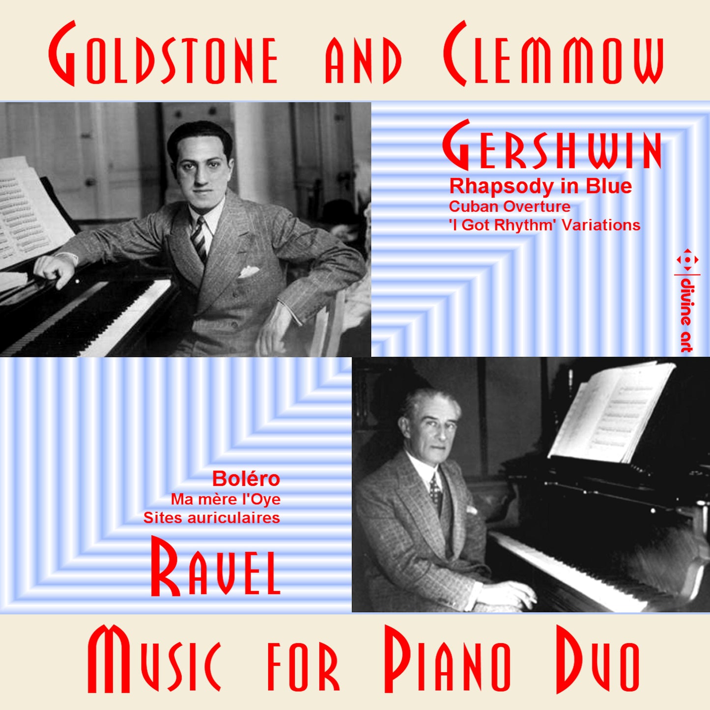 Gershwin & Ravel: Music for Piano Duo / Clemmow, Goldstone