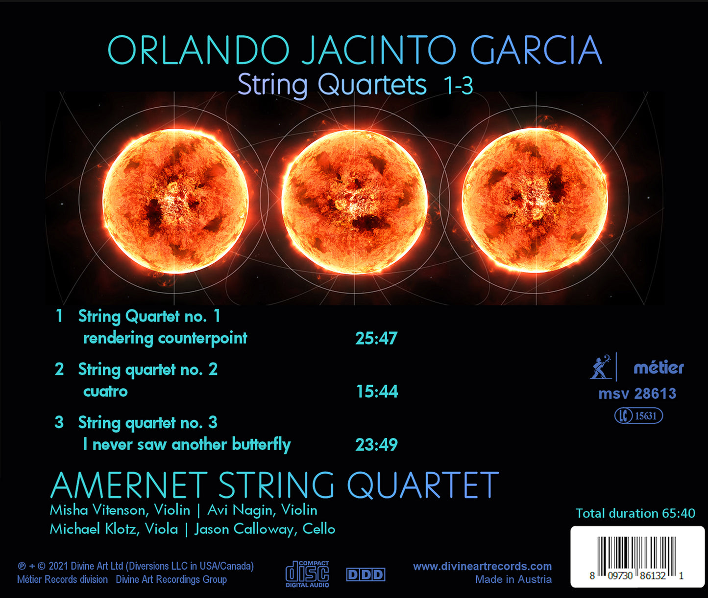 Garcia: String Quartets Nos. 1-3