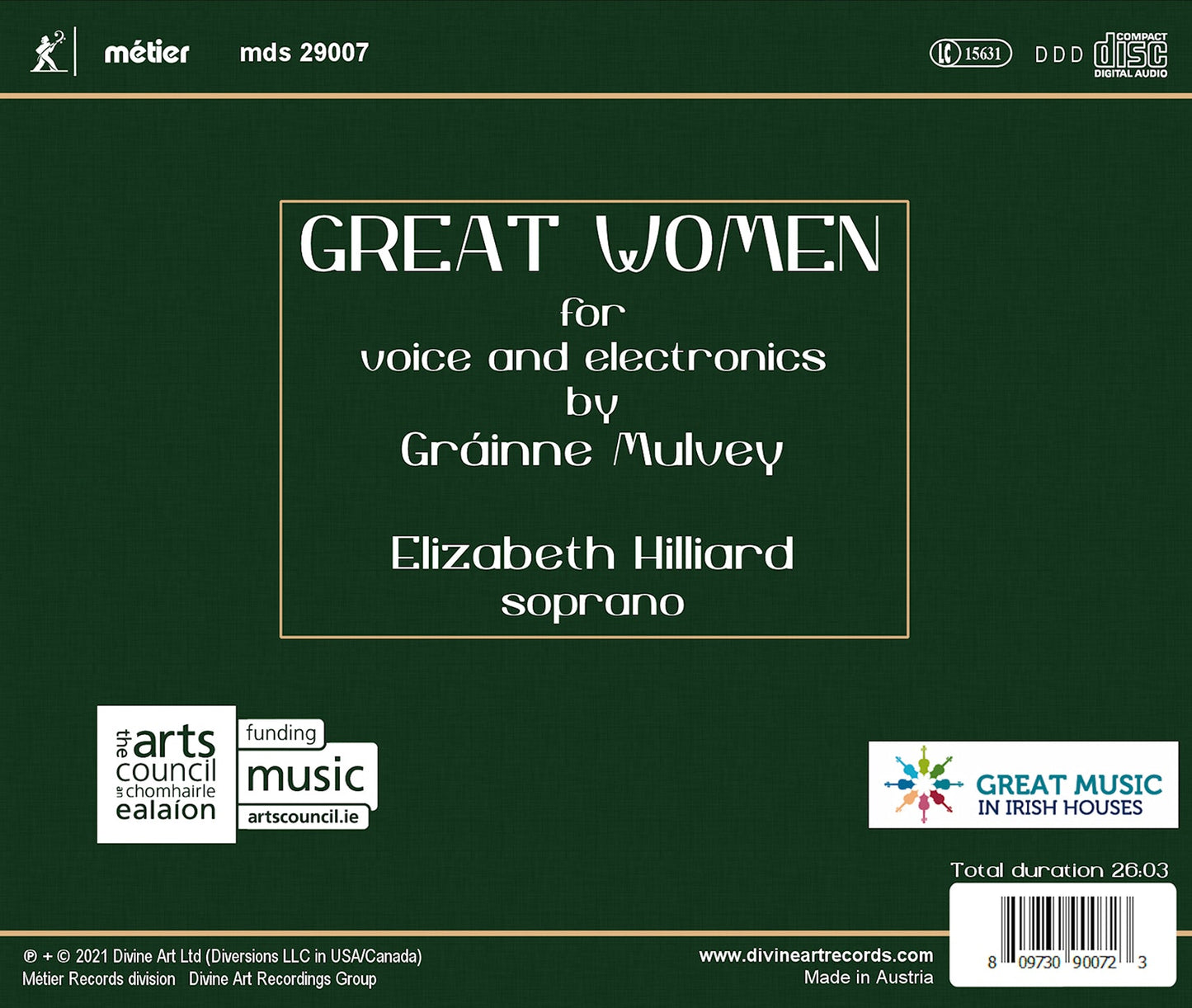 Grainne Mulvey: Great Women