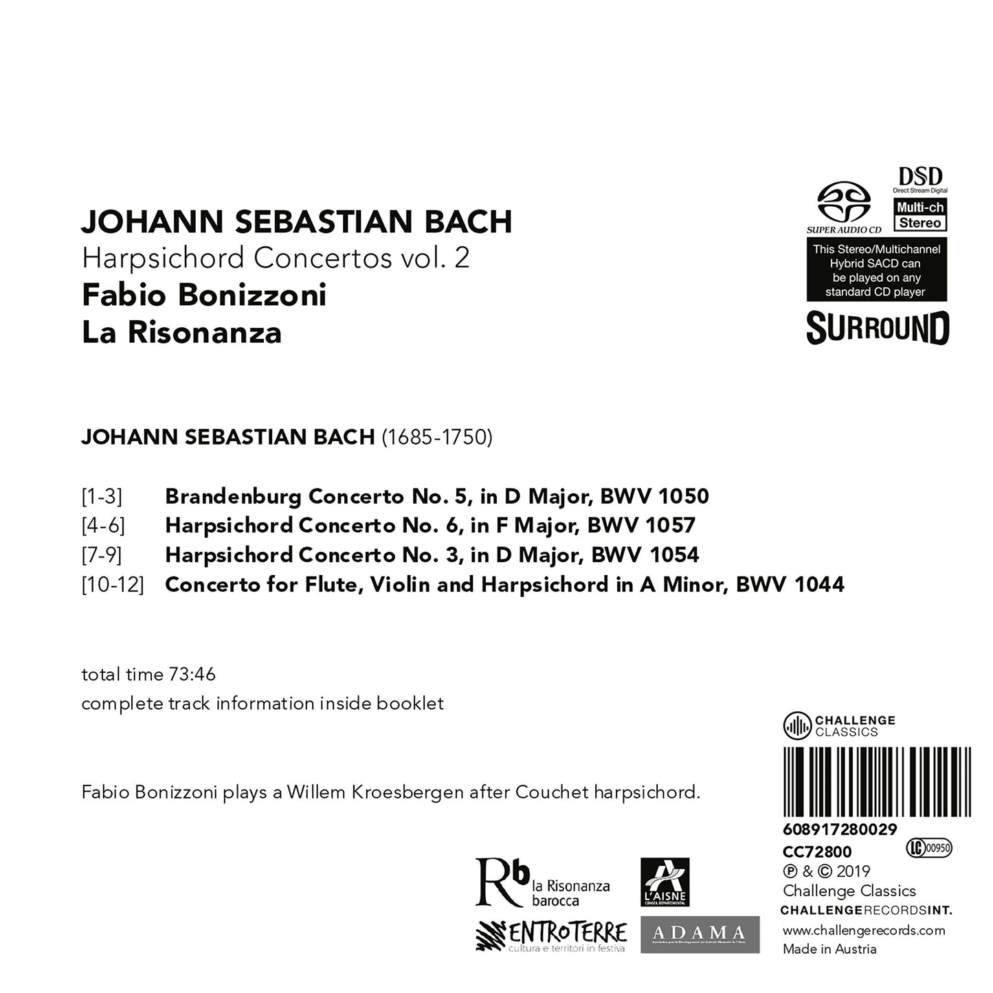 V2: HARPSICHORD CONCERTOS