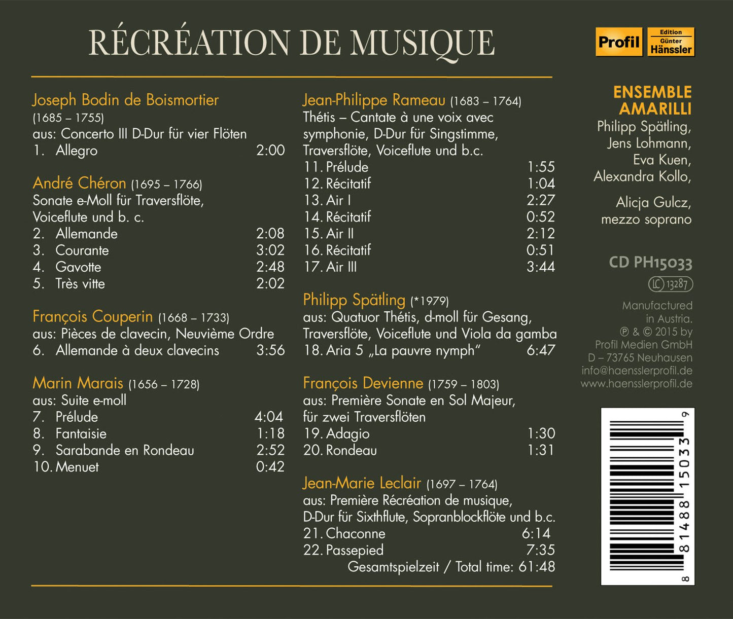 Récréation de musique