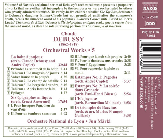Debussy: Orchestral Works, Vol. 5