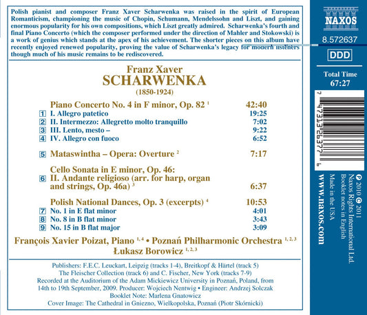 Scharwenka: Piano Concerto No. 4 - Polish Dances - Mataswint